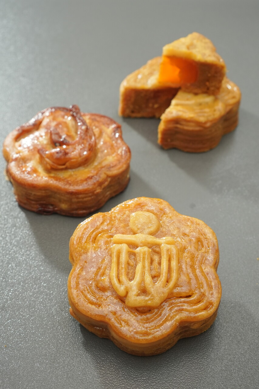 3D-printed mooncakes 