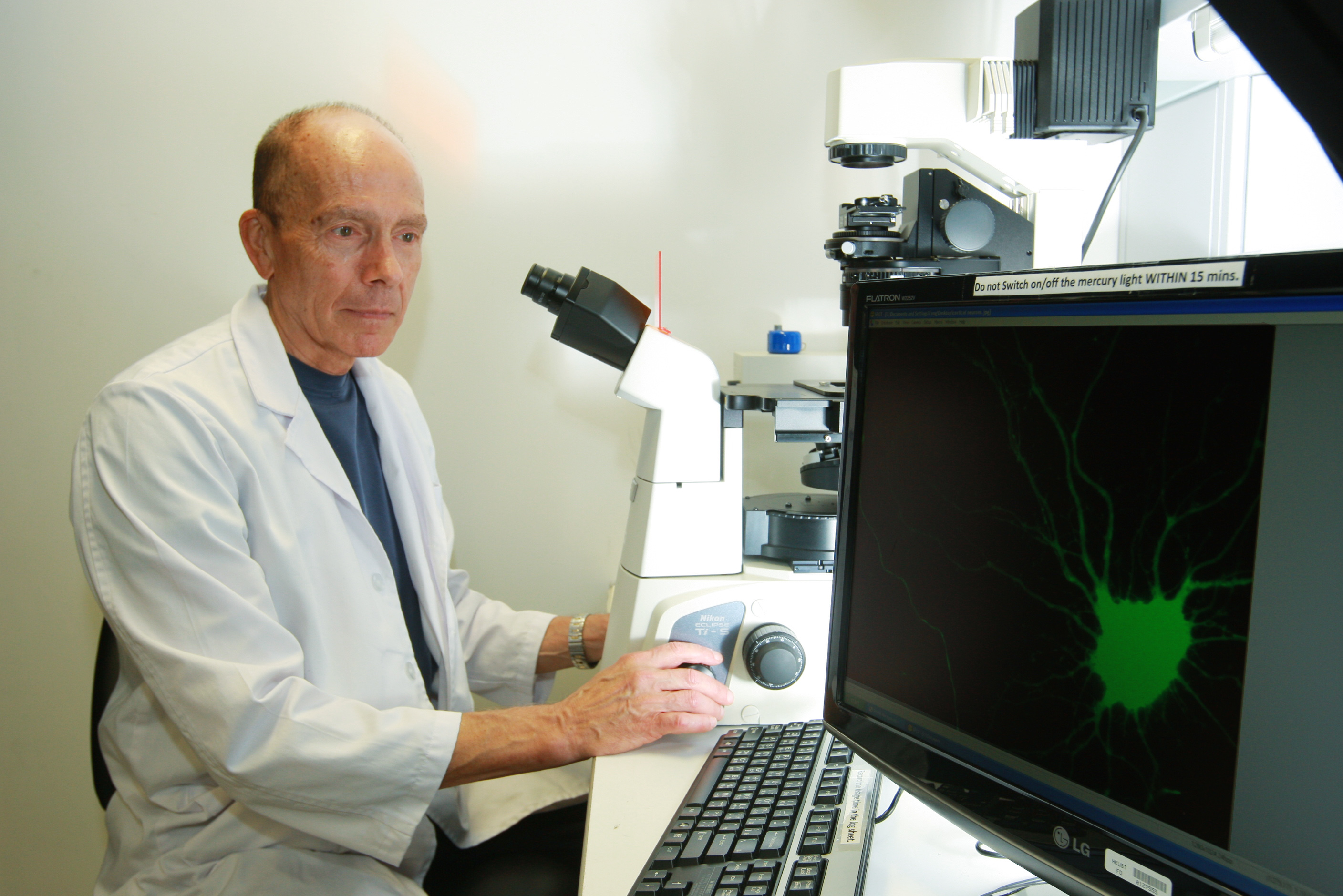 Prof Schimmel at his laboratory at HKUST	