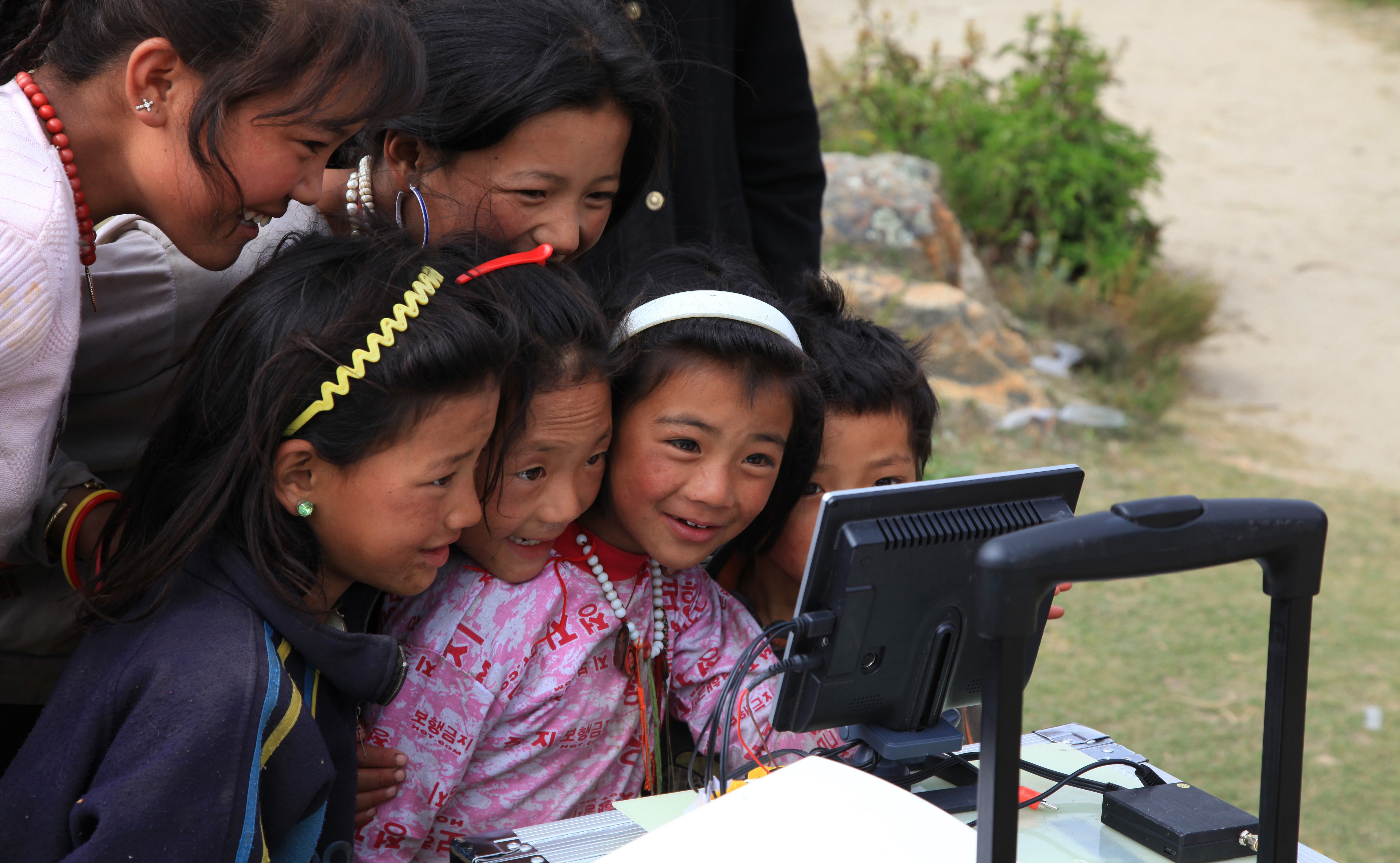 The Tibetans have great interest in the control equipment for the test flights