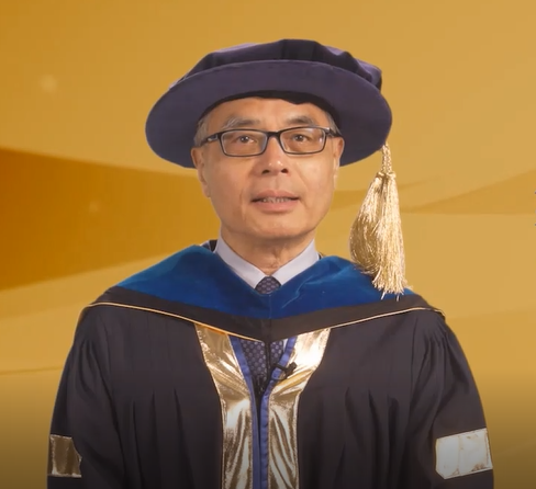 HKUST President Prof. Wei SHYY addressed the audience