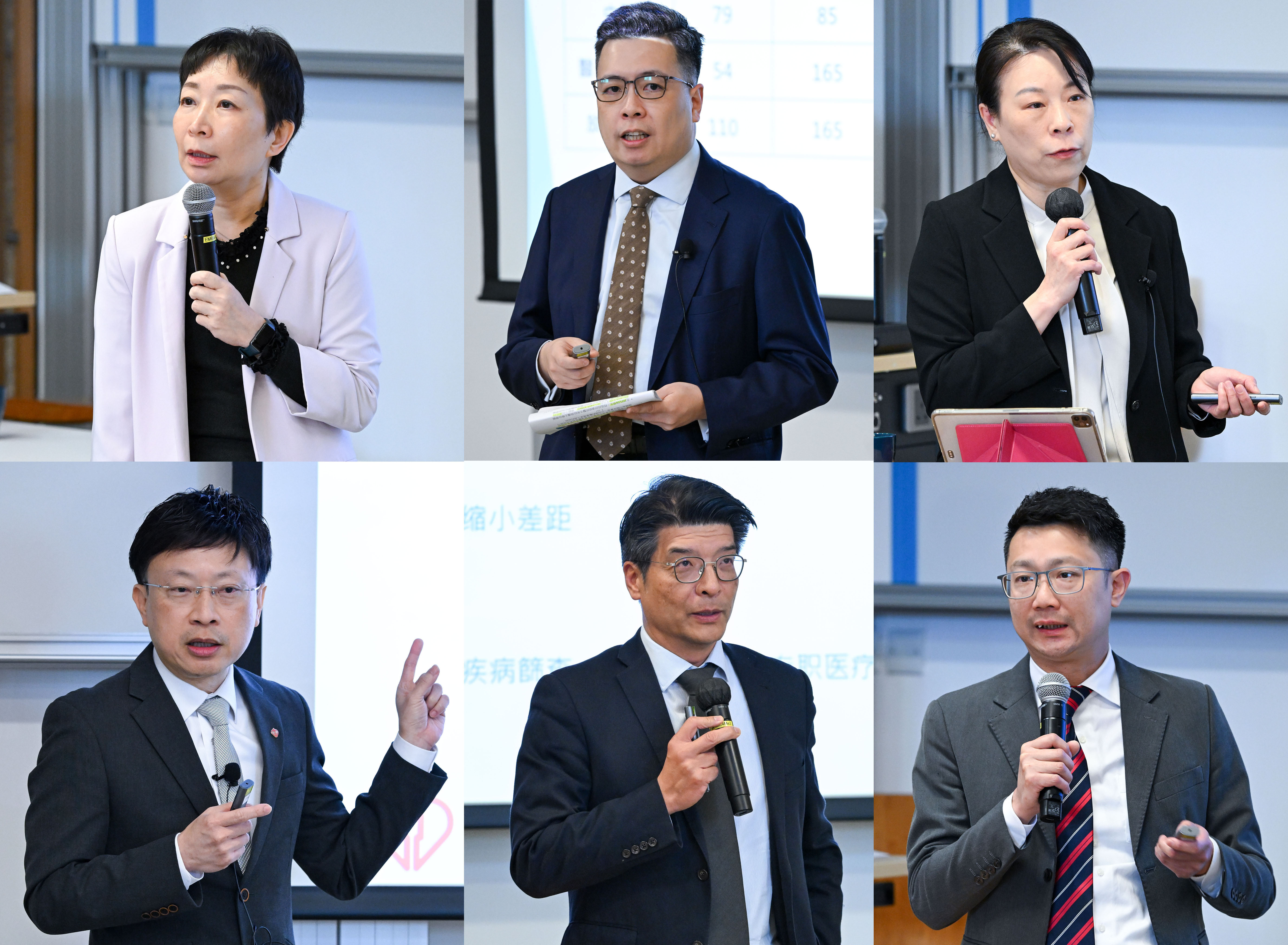 Six public health officials 