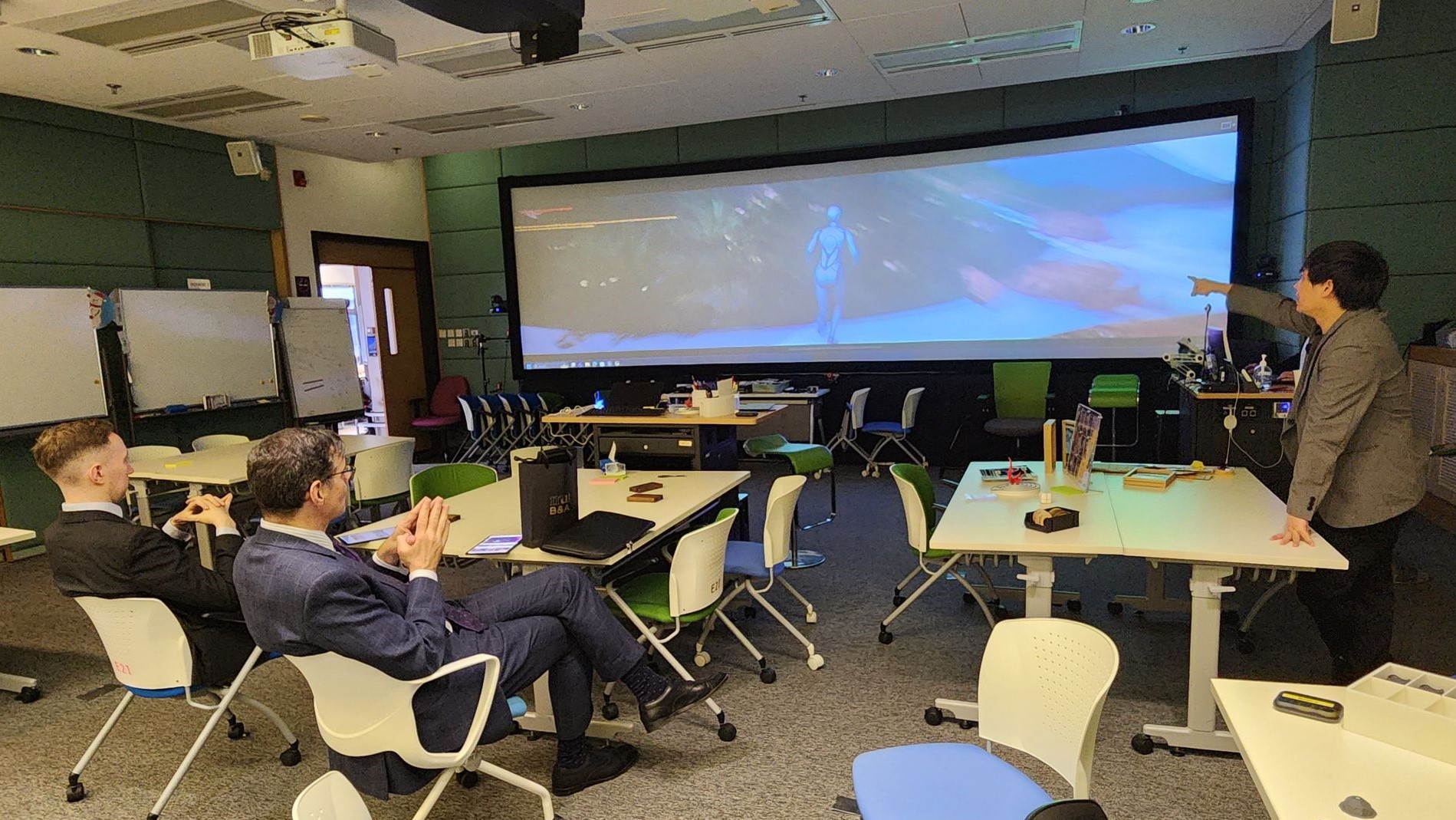 The University of East Anglia delegation visited the Center for Engineering Education Innovation.