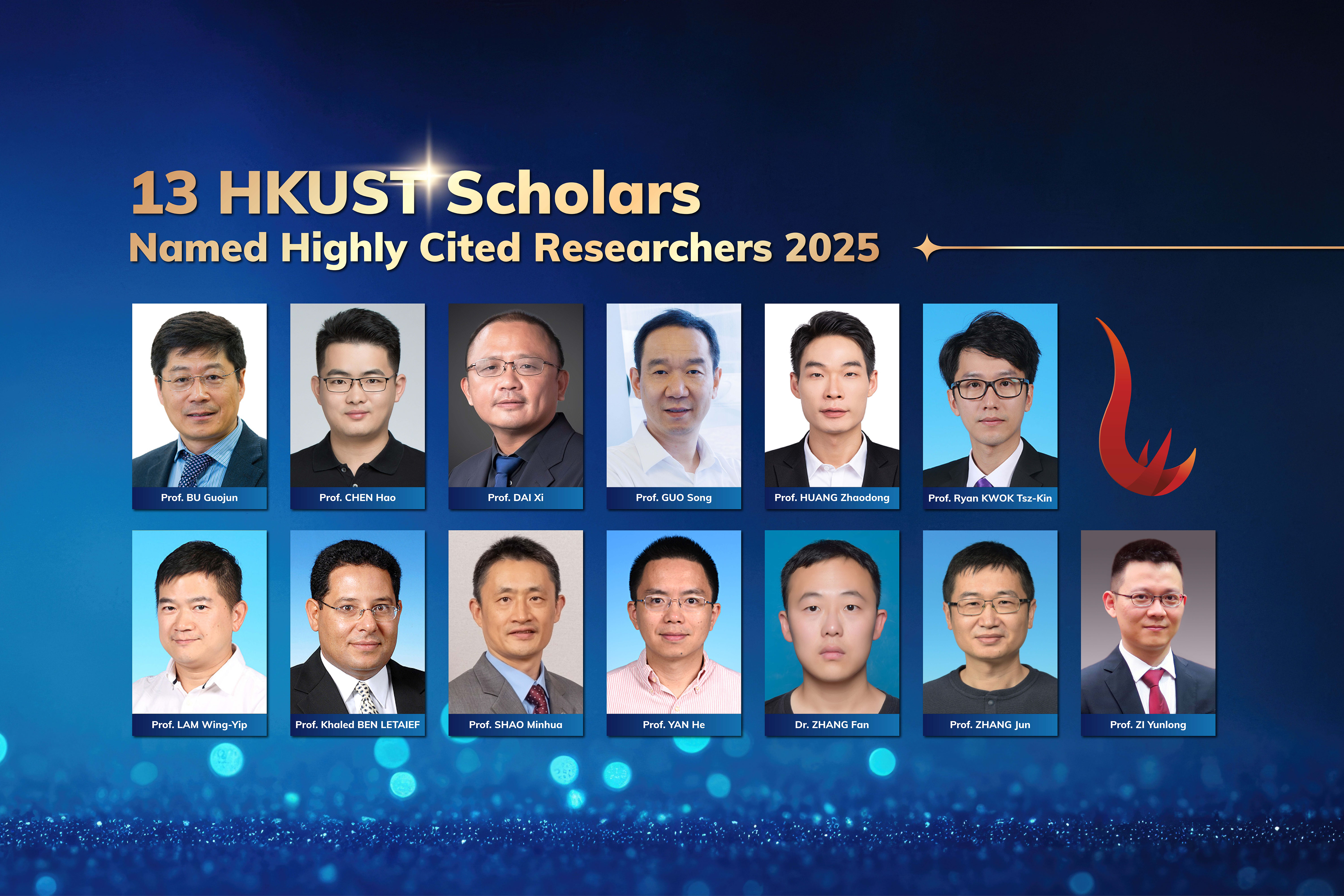 13 HKUST Scholars Named Highly Cited Researchers 2025