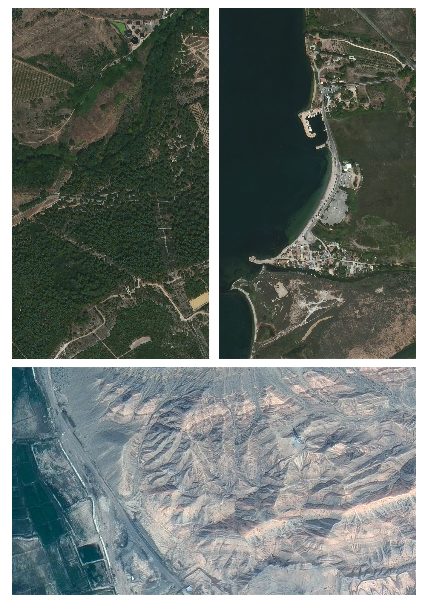The first batch of satellite images delivered by HKUST-FYBB#1 satellite. (Provided by Chang Guang)