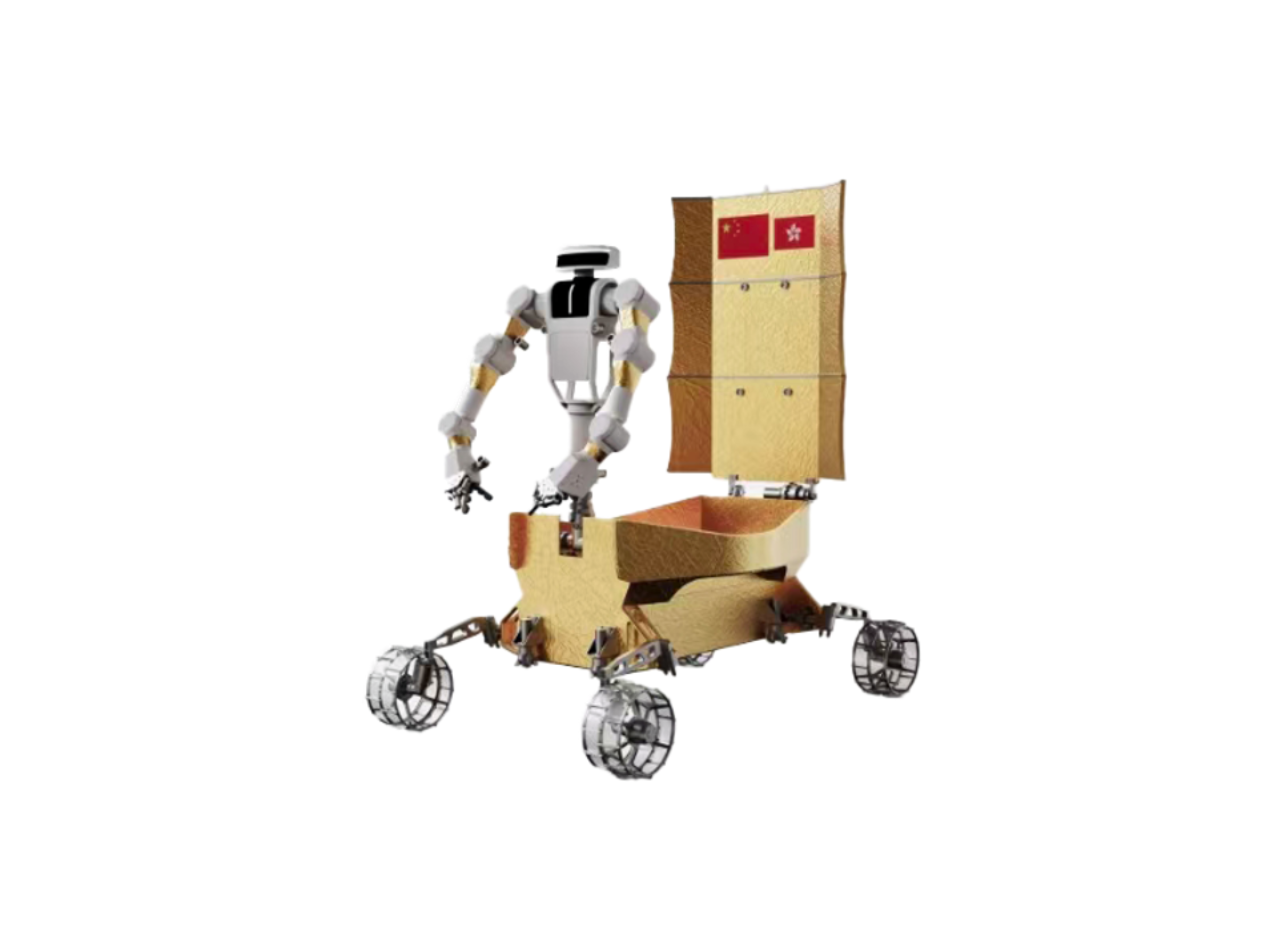 Equipped with dual robotic arms—a global first in deep space exploration, the robot will be capable of deploying and installing instruments, collecting lunar surface samples, and more. 