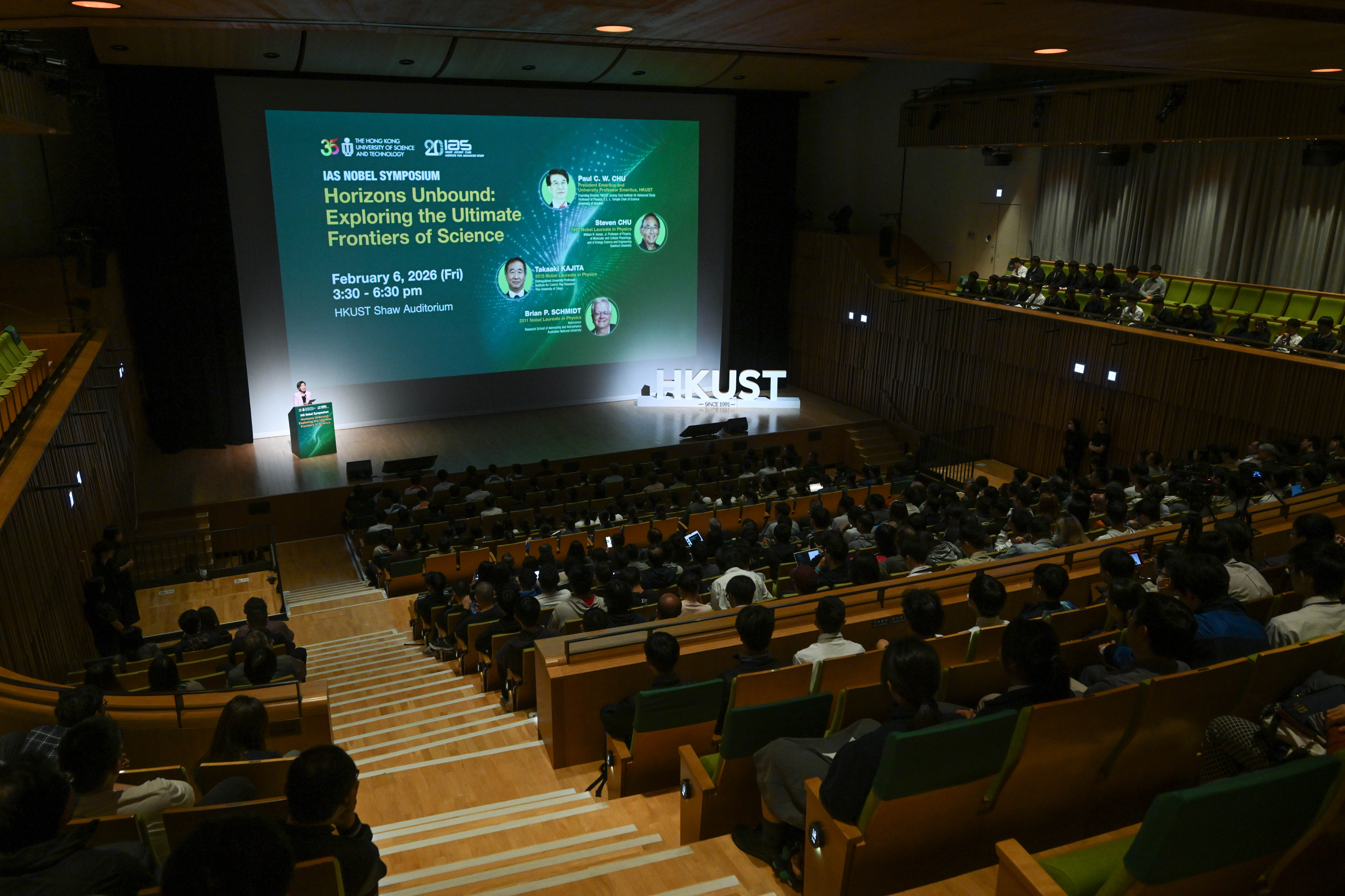 HKUST Jockey Club Institute for Advanced Study successfully hosted the Nobel Symposium, which engaged over 450 students, faculty members, and public guests. 