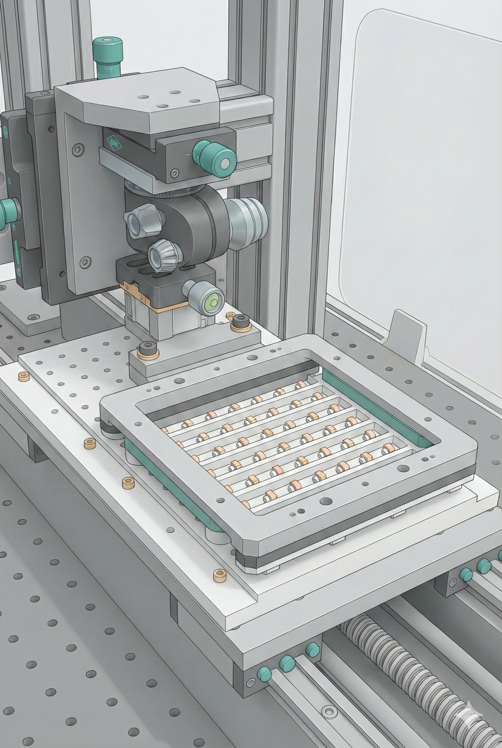 研究團隊構建了一個精密控制的實驗系統，由兩個平行的磁性層構成：上層是微型可旋轉磁體組成的二維陣列，下層則是具有匹配晶格結構的固定磁性基底。